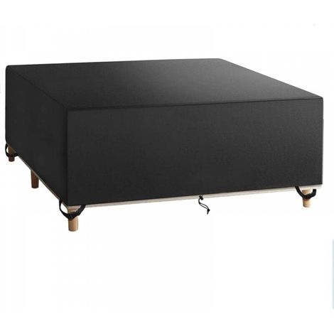 De Protection Salon De Jardin 250x250x90cm, Étanche Robuste Tissu Oxford 420D Housse Protection Table De Jardin Exterieur, Résistance au Vent, Anti-UV (1/4)