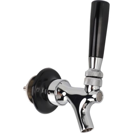 Robinet de bière pression réglable G5/8 en laiton, contrôleur de débit, facile à installer, pour le brassage amateur, 5 cm (2 pouces). (1/5)