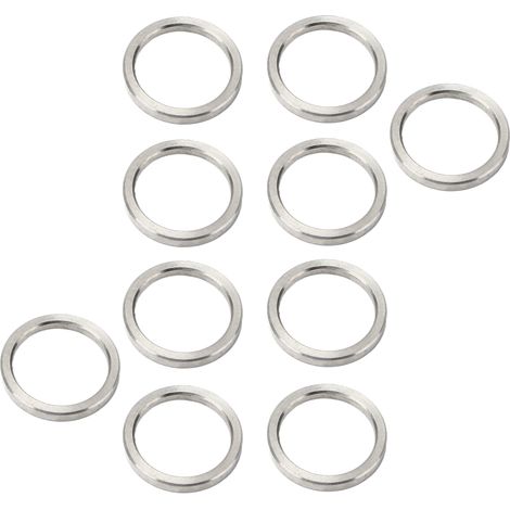 10 Pièces Rondelles de Calage 15mm Diamètre Extérieur 12mm Intérieur Acier Inoxydable pour Bricolage