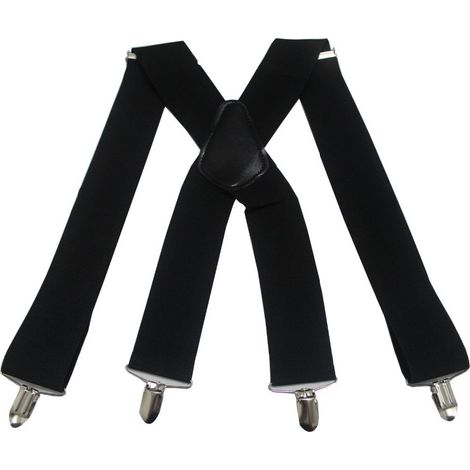 Verstellbare elastische Hosenträger in X-Form für Herren (1/5)