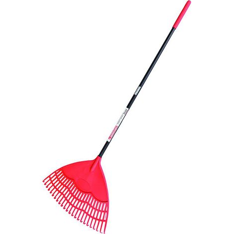 SCOPA RACCOGLI FOGLIE 56cm CON MANICO TESTA IN PP 24 DENTI SG-S20 SANDRIGARDEN (1/5)