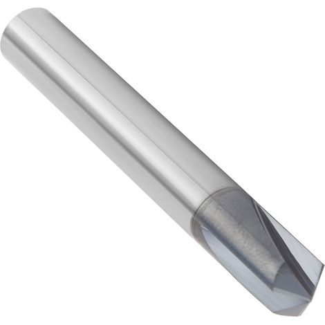 Foret à chanfreiner à 3 dents en acier au tungstène, 120°, fraise à chanfreiner CNC, diamètre 8 x 120° x longueur 60 mm (1/5)