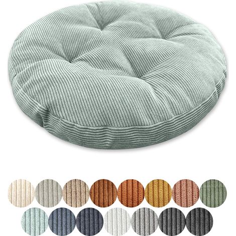 Coussin de siège rond de 40 cm d'épaisseur 6 cm 1 pièce, coussin de sol rond, coussin d'assise, housse de chaise, coussin de chaise, rembourrage, housse pour salon, bureau, salle de conférence (1/5)