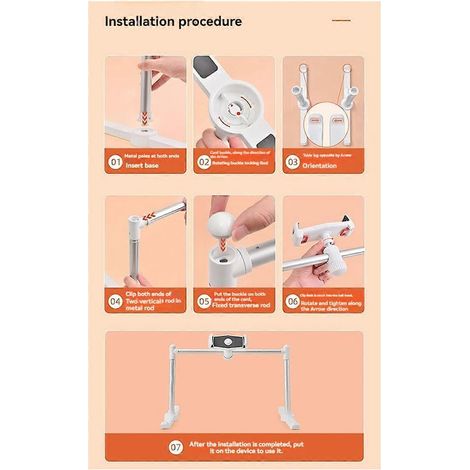Verstellbarer Tablet-Ständer und Handyhalter – Multifunktionales Gestell