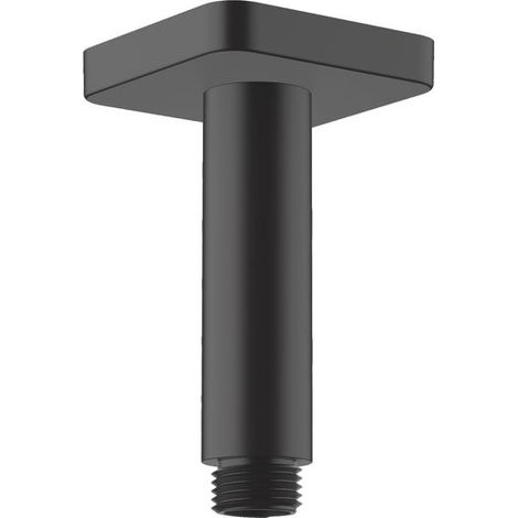 Hansgrohe Vernis Shape - Brazo de techo 10 cm, negro mate 26406670