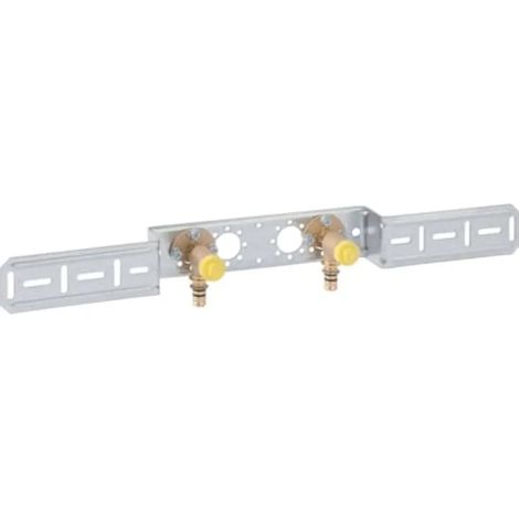 Geberit Mepla Raccordo a squadra 90° preassemblato, doppio, 602.780.00.5