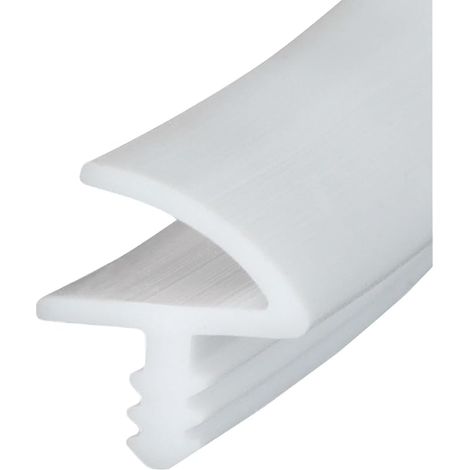 Joint de porte de chambre et joint de porte 10m/25m, joint en caoutchouc pour cadre de porte, largeur de rainure de 3 mm, feuillure de 12 mm, joint pour cadre de porte pour portes et fenêtres (Blanc (1/5)