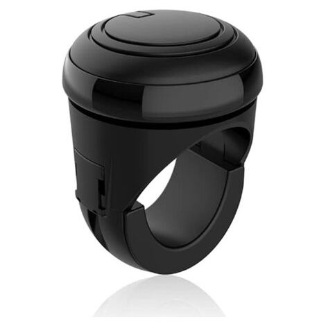 Pommeau de volant universel, bouton rotatif pour volant de voiture (noir)-AquaForge (1/4)