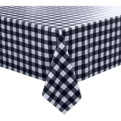 Nappe rectangulaire, couverture de table en PVC anti-brlure et résistante à l'huile, décoration de table de cuisine à domicile (1/4)