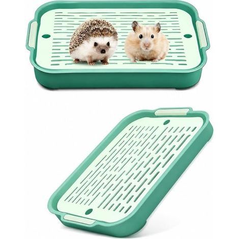 Kaninchenstreu, Katzen- oder Kaninchentoilette, Kaninchenstreu für Kleintiere, Kaninchen, Meerschweinchen (Klein - Grün) (1/5)