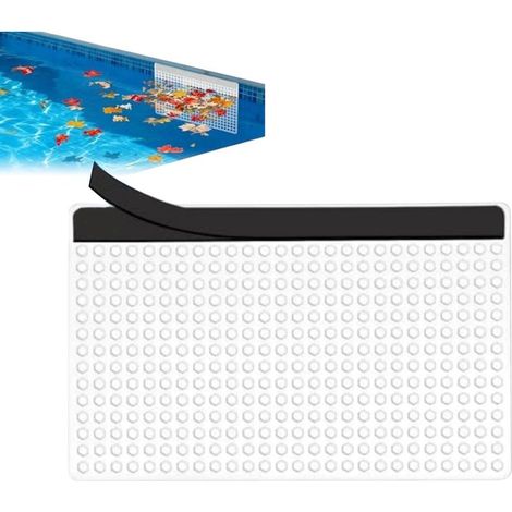 Protection magnétique pour skimmer de piscine ×3, filet de protection contre les feuilles et les saletés  Grille de skimmer pour piscine enterrée, pour les feuilles et les débris au bord de la piscine