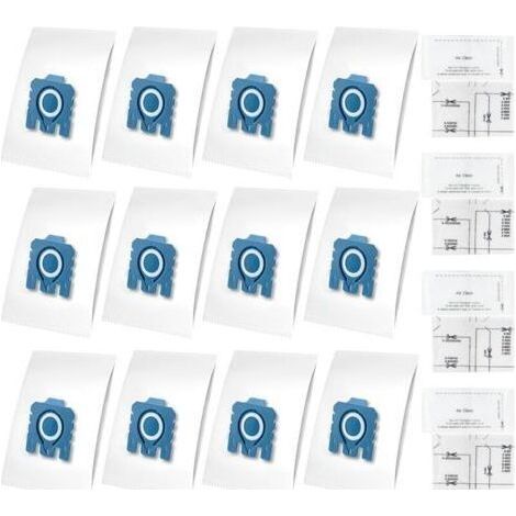 HyClean 3D FJM Staubsaugerbeutel für Miele (12 Beutel, 2 Motorfilter, 2 Abluftfilter) Staubsaugerbeutel für Miele GN XXL-Packung, Alternative zu Miele 9917730 GN HyClean 3D (1/5)