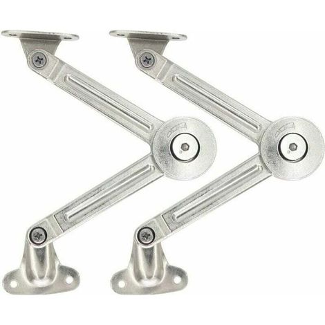 Set mit 2 Soft-Close-Scharnieren für Küchenschranktüren mit Hebemechanismus.