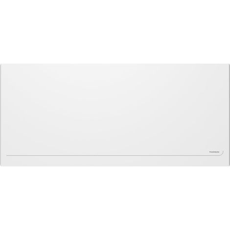 Radiateur électrique fixe connecté WiFi à inertie sèche céramique avec thermostat interchangeable 2000W MILLA horizontal blanc (1/5)