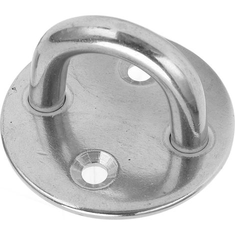 Œillet rond en acier inoxydable Crochet en U robuste antirouille pour porte bateau hamac maison 8mm (1/5)