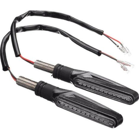 Intermitentes LED compatibles con Kawasaki Ninja 1000 250R 300 650 650R ZX7R, accesorio para motocicleta, alto brillo, diseño moderno y seguro. (1/5)