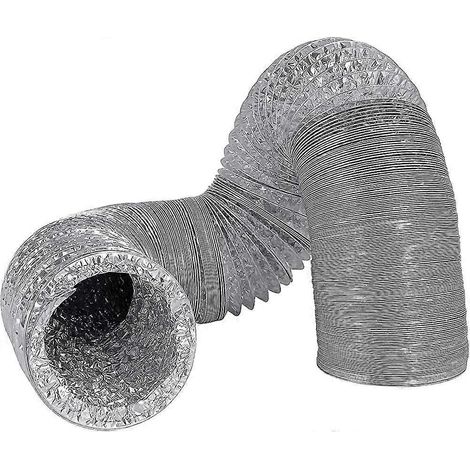 Conduit de ventilation double en aluminium - Acsergery 150 mm, tuyau flexible, cadeau (1/5)