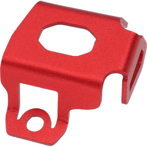 Hinterradbremsflüssigkeitsbehälterdeckel für Motorräder, Aluminium, kompatibel mit NINJA 250, 300, 400 und 650 (rot). (1/5)