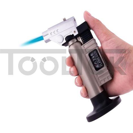 MINI CANNELLO A GAS MINI TORCIA ANTIVENTO BRUCIATORE RICARICABILE (1/3)