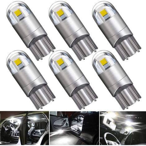 194 921 T10 W5W Ampoule LED Blanc, 3030 Chipset 2SMD Ampoules LED 2W 12V Éclairage intérieur LED Ampoules de rechange pour intérieur de voiture, extérieur, tableau de bord, plaque d'immatriculation, d (1/5)