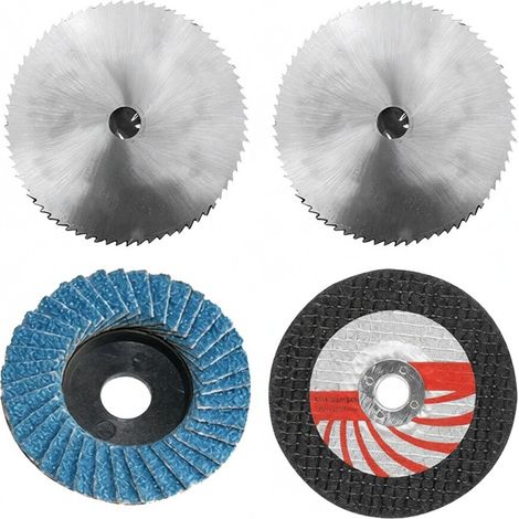 Schleifscheibe mit 75 mm Durchmesser und 10 mm Bohrung, Multifunktionszubehör für elektrische Winkelschleifer (3 Varianten erhältlich). (1/5)