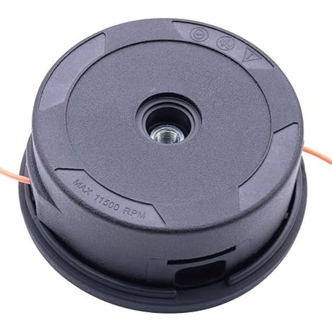 Cabezal de corte adecuado 25-2, compatible con las series Stihl FS, KM y FR, M10 x 1.0 4002-710-2108, 2,4 mm x 3,5 mm