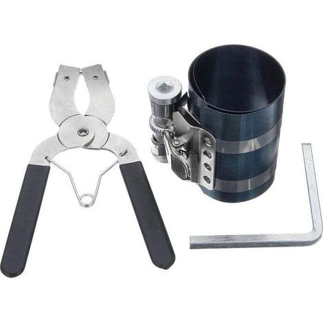Pince à segments de piston automobile, compresseur de segments de piston de 3 pouces (53-175 mm), pince d'extraction de segments de piston automobile, outils d'installation de piston (1/4)