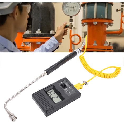 TM-902C LCD-Digitalthermometer mit flexiblem Griff und Oberflächenthermoelement -50 bis 500 °C (1/5)