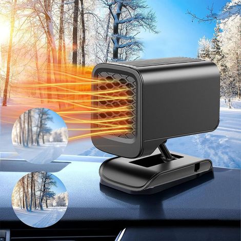 Tragbare Autoheizung 12V 150W, Mit 360°-Drehhalterung, Entfrostung, Beschlagentfernung (1/5)