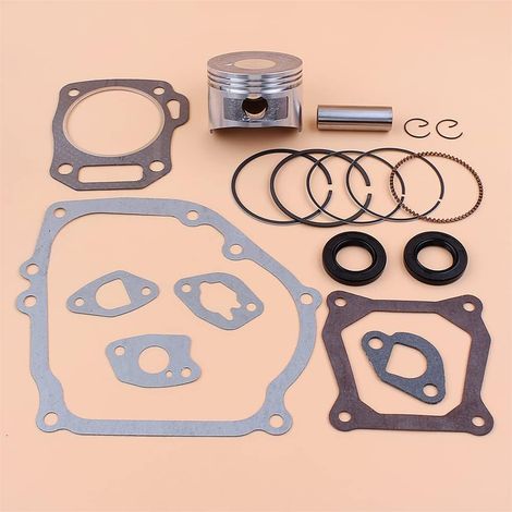 Kit de joints de piston de 68 mm pour moteur Honda Gx160 Gx200 5,5Hp 6,5Hp 168F 13101 ZF7 010, 13101 ZH8 010, 91201 Z0T 801 (1/5)