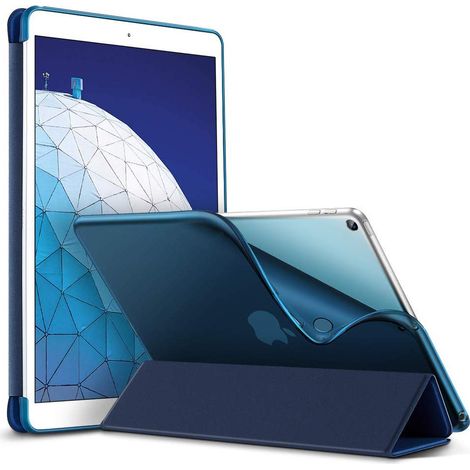 Étui intelligent pour iPad Air 3 10,5" - Coque arrière translucide givrée avec fermeture magnétique et fonction veille/réveil automatique (1/5)
