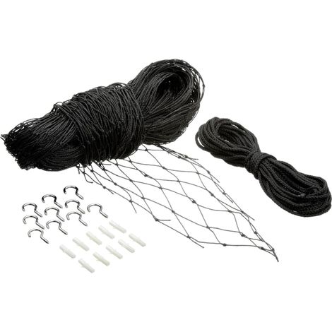 Rete di sicurezza K&F per gatti, nero 2 x 3 m (1/2)