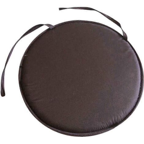 Coussins de chaise ronds d'intérieur et d'extérieur avec attaches, coussins ronds pour chaises de salle à manger, coussins d'assise ronds pour chaises de jardin (1/2)