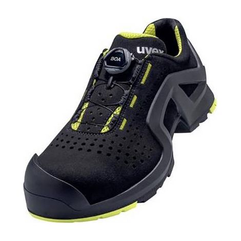 uvex 6568 6568248 Chaussures basses de sécurité S1P Pointure (EU): 48 noir/jaune 1 paire(s)