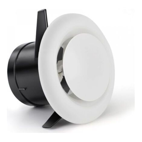 Adjustable Ventilation Grille, 75mm/2.95" Round Ceiling Ventilation Grille for Exhaust Fans, Duct Fans (1/4)