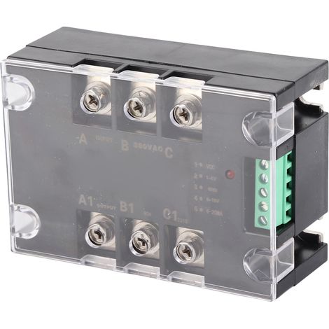 Halbleiterregler 3-Phasen-Thyristor-Temperatur-Spannungs-Dimmsteuerungsgerät AC380V (TSR‑80WA‑H ohne Kühlkörper) TSR‑80WA‑H ohne Kühlkörper