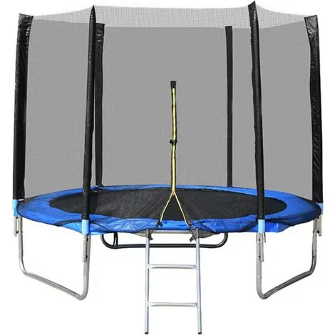 Net de remplacement net de sécurité pour trampoline Ø 183 cm, réseau de remplacement du trampoline de jardin pour 6 tiges, externe net, pièce de rechange résistant à la déchirure (1/4)