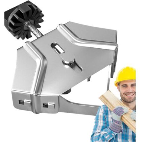 Étau à 90 Degrés  Étau à Bois 90° pour Assemblage,Accessoires de Précision Réglables Ergonomiques pour Encadrement, Soudure, Fabrication de Meubles avec Support Renforcé