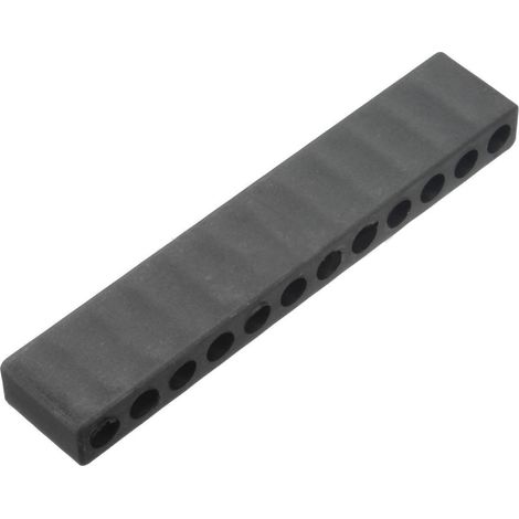 Porte-embouts de tournevis en 2 parties avec boîtier hexagonal noir, 12 trous (1/5)