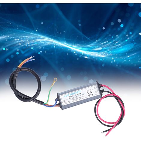 Driver LED, transformateur d'alimentation pour lampe 20-24W, tension constante AC95-265V/DC24-42V 600mA, connecteur DIY pour driver d'alimentation. (1/5)