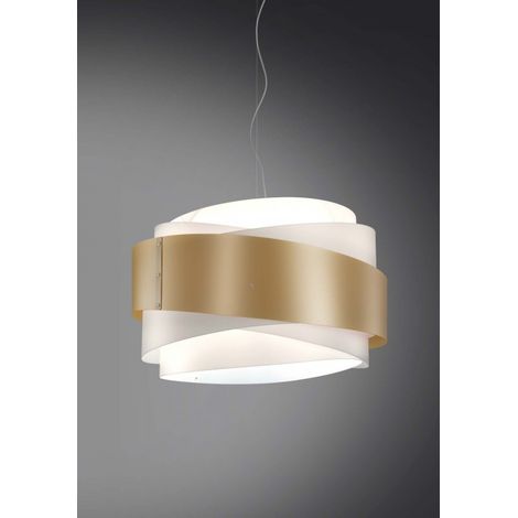 BEA Pendelleuchte ein Licht Gold Durchmesser 60x H38 cm