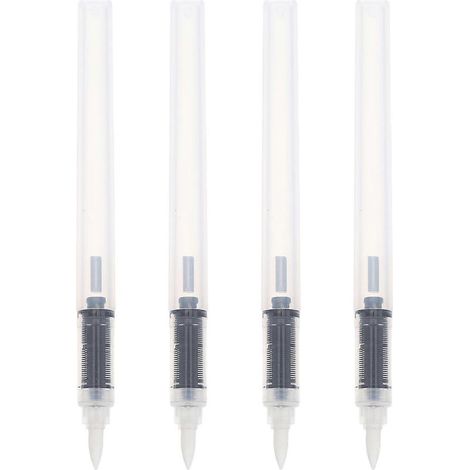 Set mit 4 leeren, nachfüllbaren Markern: Marker in leeren Tuben zum Nachfüllen – präzise Tinte auf Wasserbasis – ideal zum Sparen von Farbe – Ersatz für Mal- und Zeichenstifte (1/5)