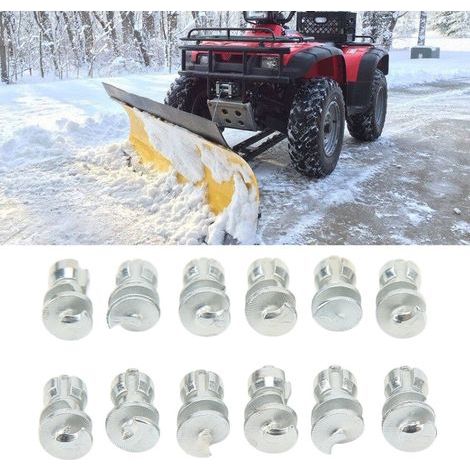 Adapté aux crampons de pneus durables en 50 pièces, améliorant la stabilité sur la neige et la glace. (1/3)