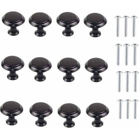 Pomelli per ante di armadi, 12 pezzi, rotondi a forma di fungo, maniglie per mobili da cucina, armadi, credenze, cassetti, camera da letto, bagno.