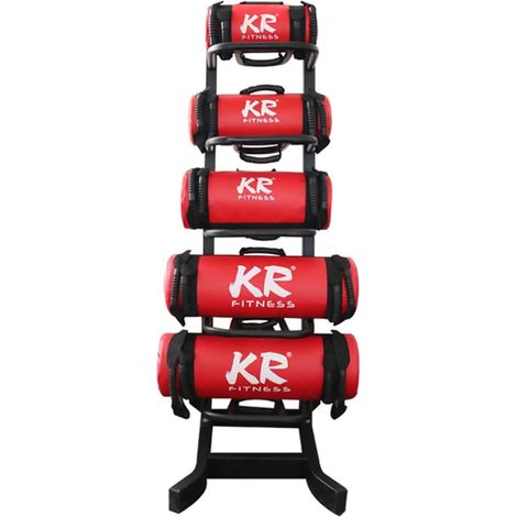 Weighted sandbag for strength training - Professional sandbag for functional training - Unisex - Red - 5 kg (1/5)