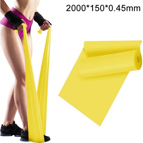 Bandes De Resistance - 5 Niveaux De Tension - Longueur 2000 Mm - Matiere Tpe Sans Odeur - Pour Yoga Pilates Et Renforcement Musculaire - Lot De 5 (1/5)