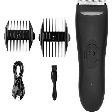 Elektrischer Haarschneider für Herren, Körperpflege-Set, kabelloser und wiederaufladbarer Trimmer, IPX7 wasserdicht
