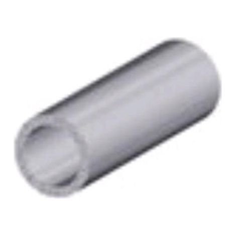 PROFILO in ALLUMINIO CROMATO mod. TUBO TONDO  12X1 mm 2 metri conf. 5 pz