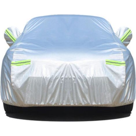 Housse de voiture blanche 1 pièce pour Seat Ibiza 2022-2023-2024, protection extérieure imperméable, anti-poussière et anti-rayures, taillée sur mesure pour berline. (1/5)