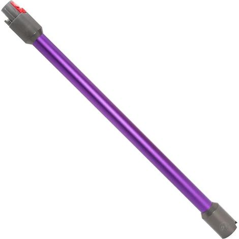Tube télescopique compatible Dyson V7 V8 V10 V11, rallonge aspirateur violet réglable 46 à 72 cm, tube d'extension métallique sans outil (1/5)